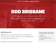 Tablet Screenshot of dddbrisbane.com